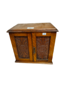 OAK SMOKERS CABINET