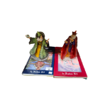WRATH OF THE ICE FIGURE - SORCERER & BOOK PLUS THE WELL OF HOPE FIGURE & BOOK