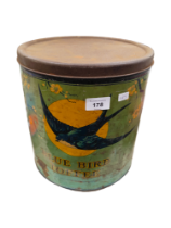 BLUEBIRD TOFFEE TIN