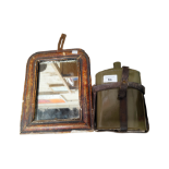 MILITARY CAMPAIGN MIRROR & MILITARY WATER BOTTLE