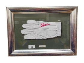 SIGNED CHRIS DIMARCO GOLF GLOVE C.O.A