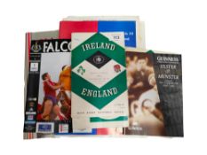QUANTITY OF OLD RUGBY PROGRAMMES