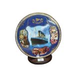 LARGE RMS TITANIC LIMITED EDITION PLAQUE ON STAND