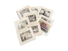 QUANTITY OF OLD RUGBY AND CRICKET TEAM PHOTOS
