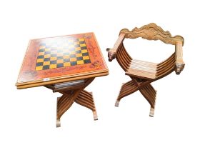 GAMES TABLE AND CHAIR