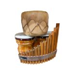 PAN PIPES AND BONGO DRUMS