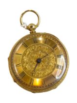 18 CARAT GOLD POCKET WATCH 48.3G