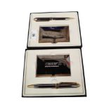 2 BOXED PEN SETS