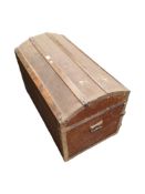 ANTIQUE DOMED TRUNK