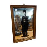 VINTAGE CHARLIE CHAPLIN MIRROR