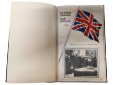 RARE ANTIQUE LOYALIST BOOK: ULSTER DAY 1912
