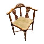 ANTIQUE CORNER CHAIR