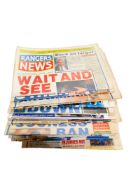 COLLECTION OF RANGERS F.C NEWSPAPERS