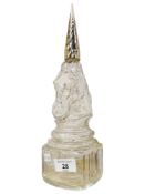 UNUSUAL UNICORN GLASS DECANTER