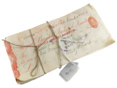 BUNDLE OF OLD ROYAL BANK OF IRELAND CHEQUES