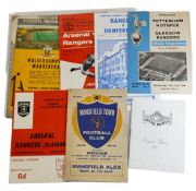 COLLECTION OLD FOOTBALL PROGRAMMES 1960s