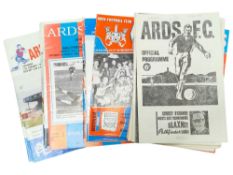 COLLECTION OF OLD ARDS F.C PROGRAMMES