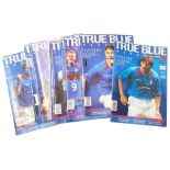 COLLECTION OF RANGERS PROGRAMMES