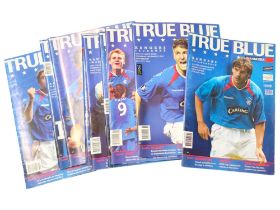 COLLECTION OF RANGERS PROGRAMMES