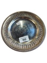 ANTIQUE CONTINENTAL SILVER CRESTED TRAY