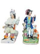 2 VICTORIAN STAFFORDSHIRE FIGURES