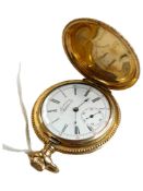 GOLD PLATED WALTHAM POCKET WATCH