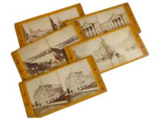 COLLECTION OF OLD IRISH SCENE STEREOSCOPE CARDS