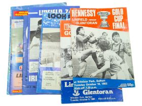 COLLECTION OF VINTAGE LINFIELD PROGRAMMES