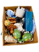 BOX LOT OF ORNAMENTS