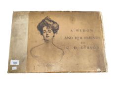 ANTIQUE ART BOOK: A WIDOW & HER FRIENDS BY CD GIBSON