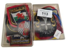COLLECTION OF VINTAGE CLOTH BADGES