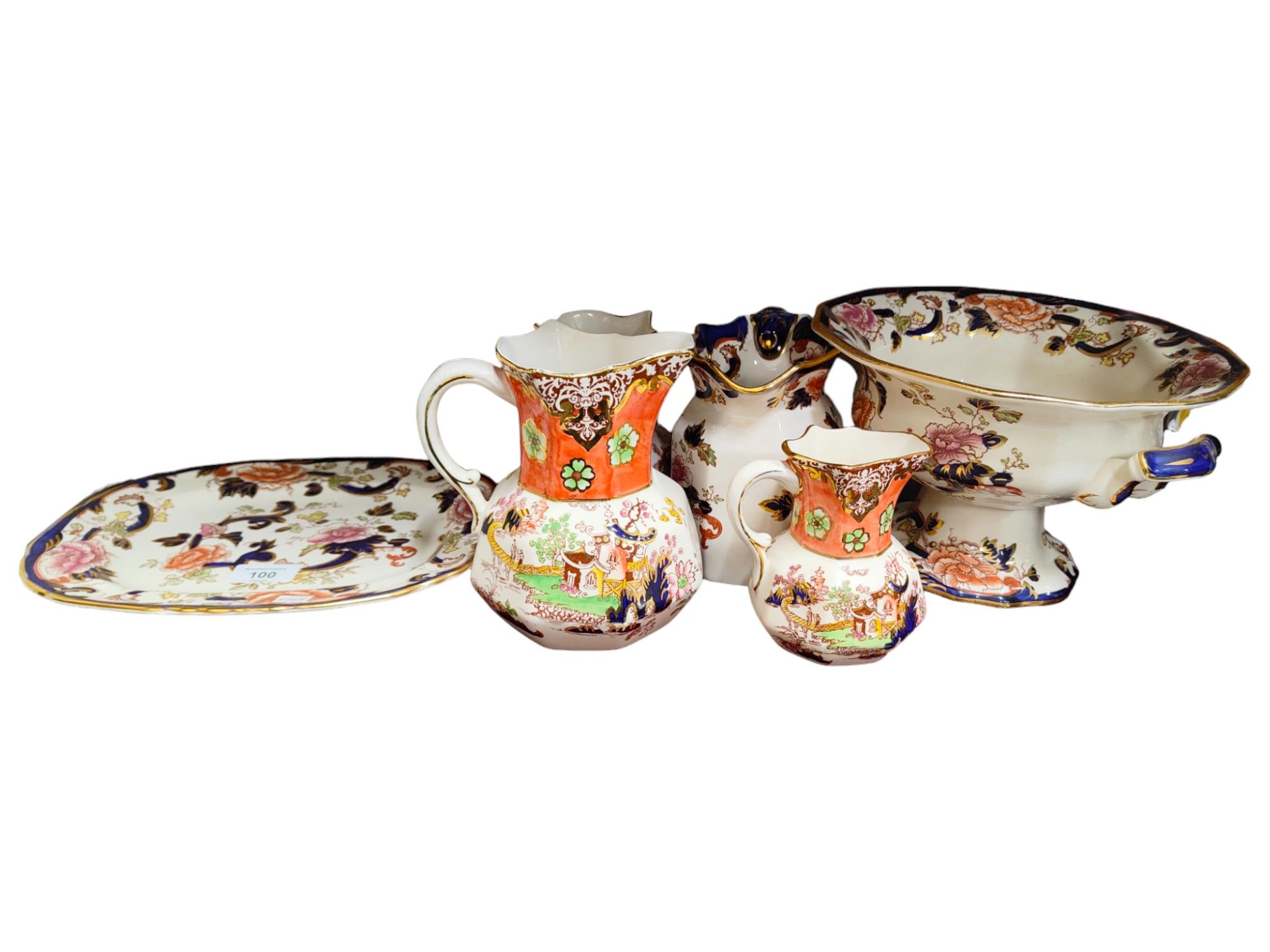 6 ITEMS OF MASONS WARE