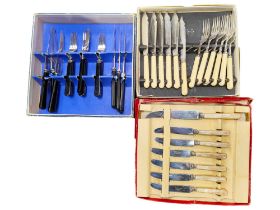 3 BOXES OF CUTLERY