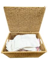 LARGE BASKET OF LINEN