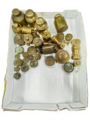 SELECTION OF VARIOUS BRASS WEIGHTS