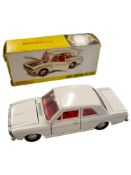 BOXED DINKY MODEL 159, FORD CORTINA, MARK 2, DELUXE, WHITE COLOUR