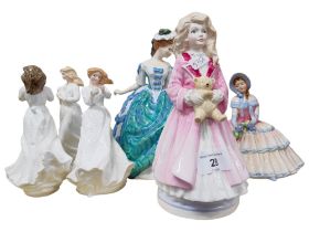 6 ROYAL DOULTON FIGURES