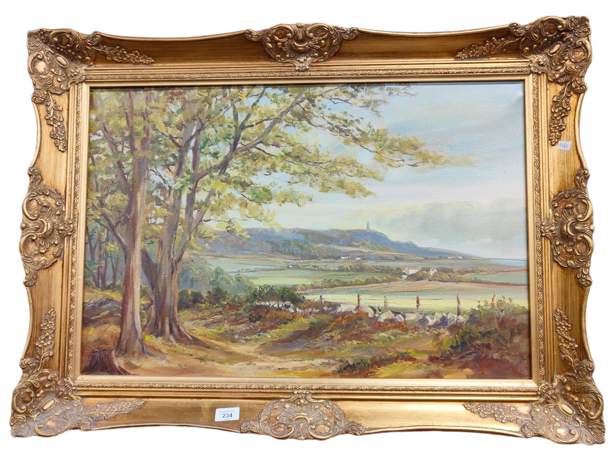 V.CERIFICE - OIL ON CANVAS - SCRABO 76CM X 50CM