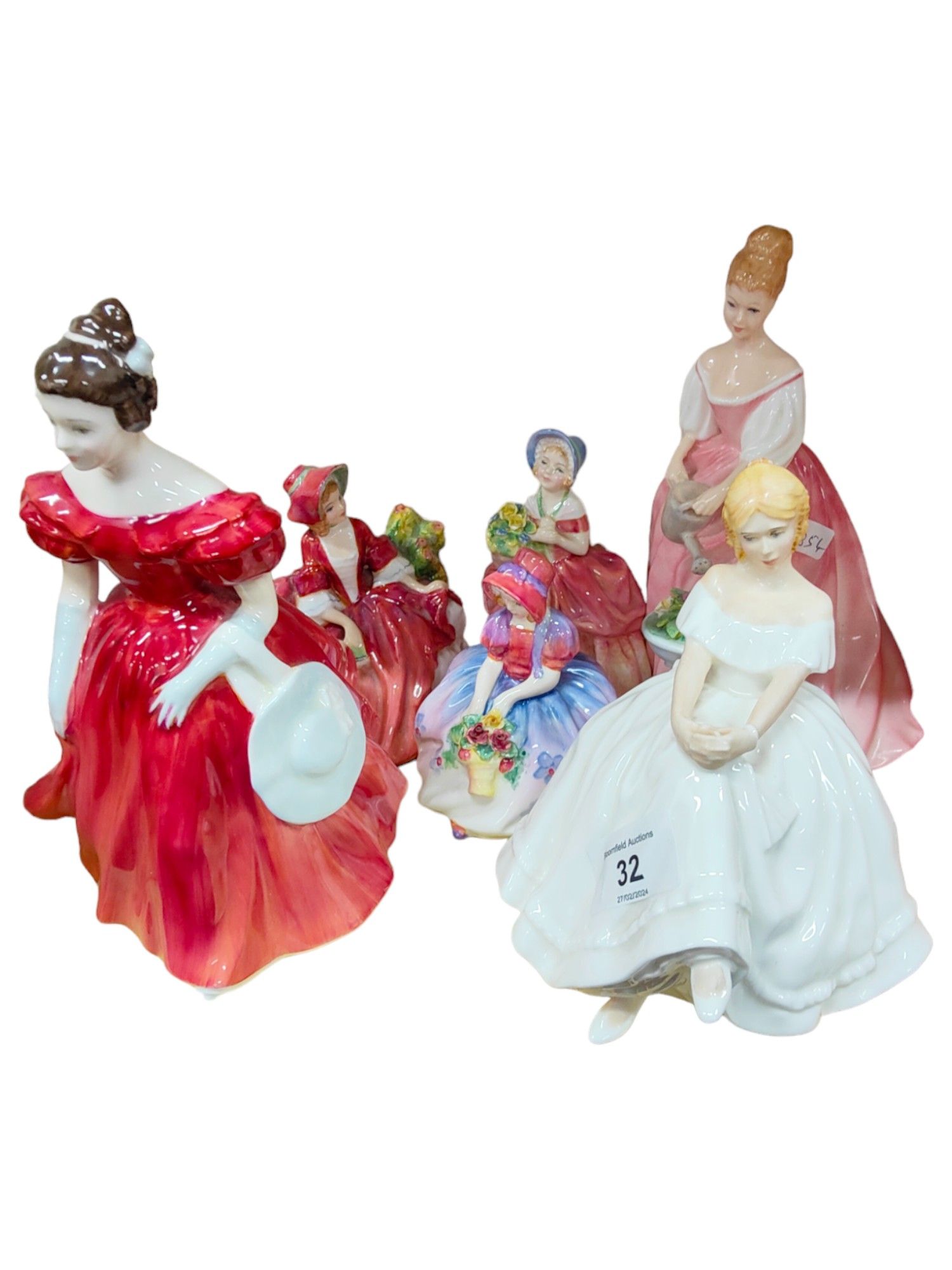 6 ROYAL DOULTON FIGURES