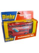 BOXED DINKY MODEL 289, LONDON TRANSPORT ROUTEMASTER BUS, ESSO TYRES ADVERT