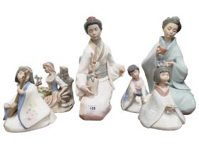 6 NAO FIGURES IN THE ORIENTAL STYLE