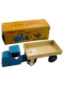 BOXED DINKY MODEL 415, MECHANICAL HORSE, SMALL ARTICULATED LORRY, BLUE