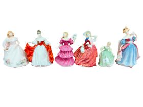 6 ROYAL DOULTON FIGURES