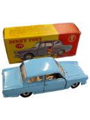 BOXED DINKY MODEL 139, FORD CORTINA, MARK 1, BLUE COLOUR