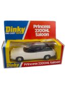 BOXED DINKY MODEL 123, AUSTIN PRINCESS 2200 HL SALOON, WHITE WITH BLACK ROOF