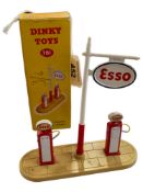 BOXED DINKY MODEL 781, ESSO PETROL PUMP SET, ON PLATFORM WITH TWO PUMPS & SIGN