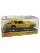 BOXED DINKY MODEL 188, JENSEN FF, SPORTS CAR, YELLOW