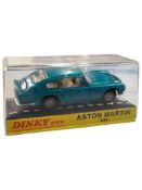 BOXED DINKY MODEL 153, ASTON MARTIN DB 6, PETROL BLUE METALLIC