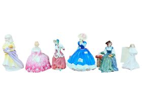 6 ROYAL DOULTON FIGURES