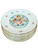 COLLECTION OF ROYAL DOULTON PLATES 'MY VALENTINE'